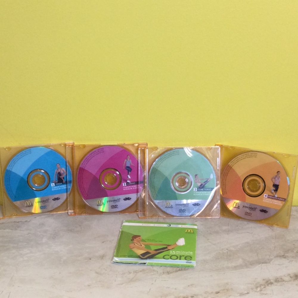 RARE 2006 McDonald’s 15 minute workout DVD set
